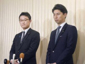 藤原崇と中曽根康隆の画像